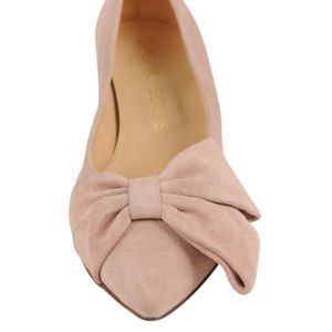 SimplySoles Beige Suede Skylar Pump - 8.5